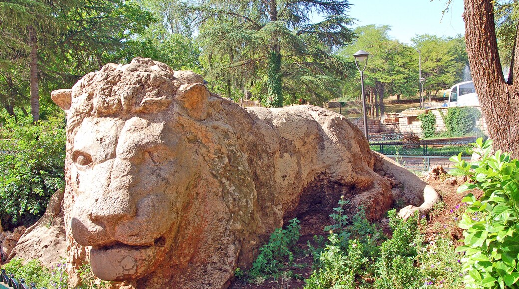 Stone lion, Ifrane, Morocco