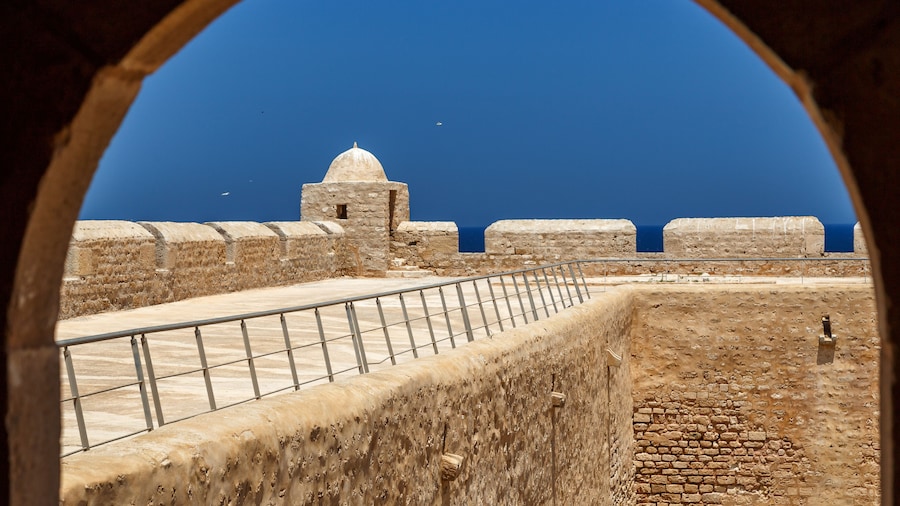 MAHDIA / TUNISIA - JUNE 2015: Bordj el Kebir Fortress in Mahdia, Tunisia