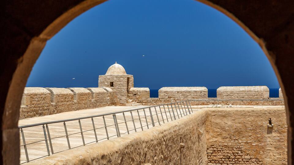MAHDIA / TUNISIA - JUNE 2015: Bordj el Kebir Fortress in Mahdia, Tunisia