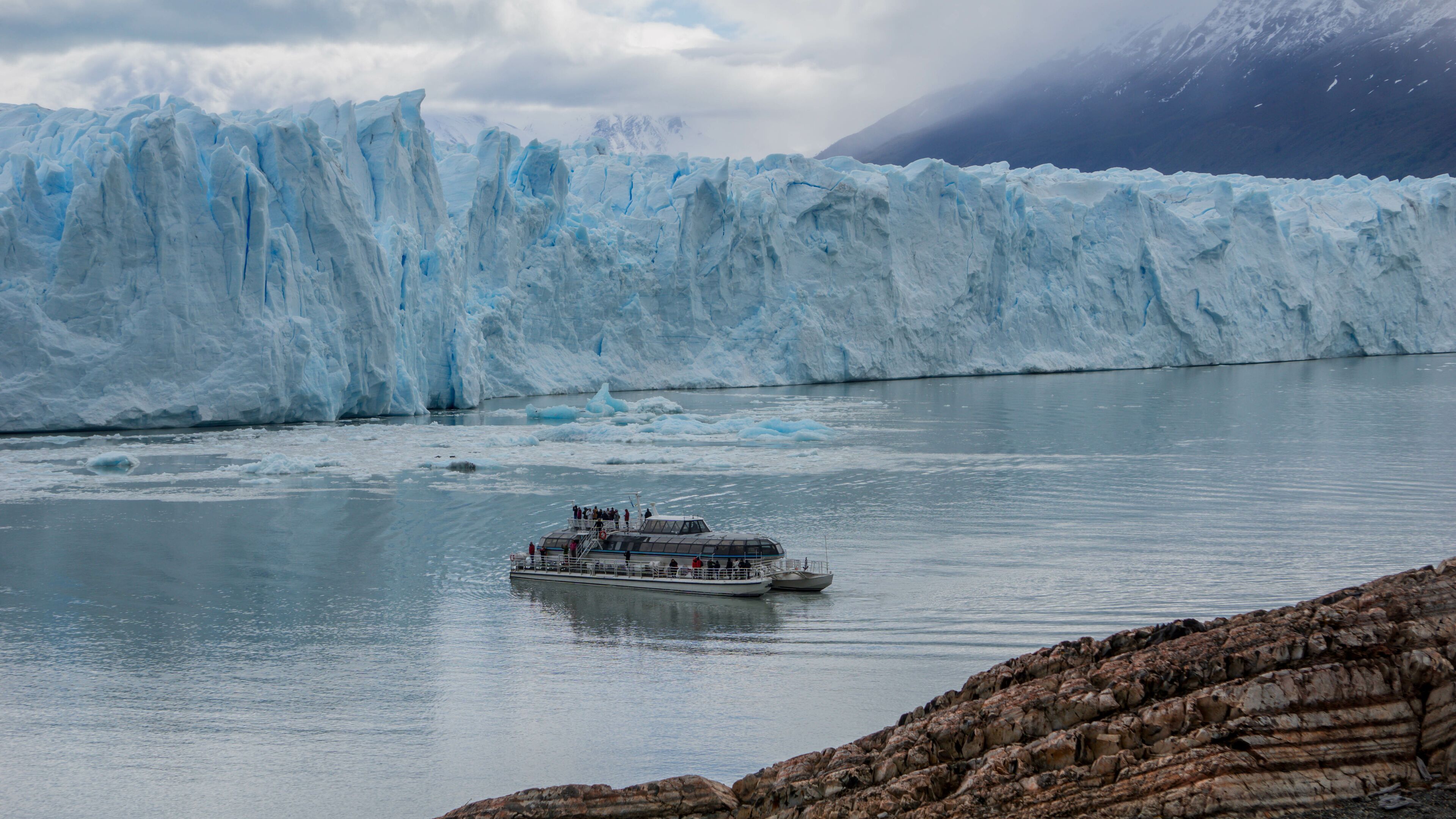 Scenic views of Glaciar Perito Moreno, El Calafate, Argentina