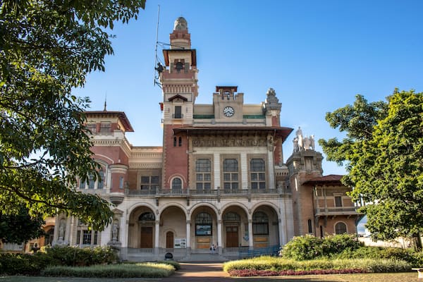 Sao Paulo, Brazil, March 31, 2017. Palacio das Industrias, a historical building housing Catavento science museum in downtown Sao Paulo