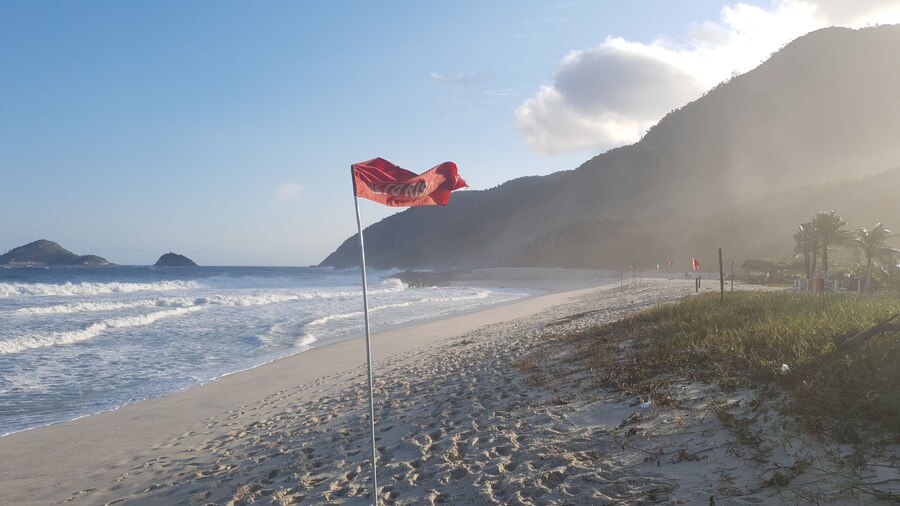 Macumba Beach at Recreio dos Bandeirantes - Rio de Janeiro - Brazil