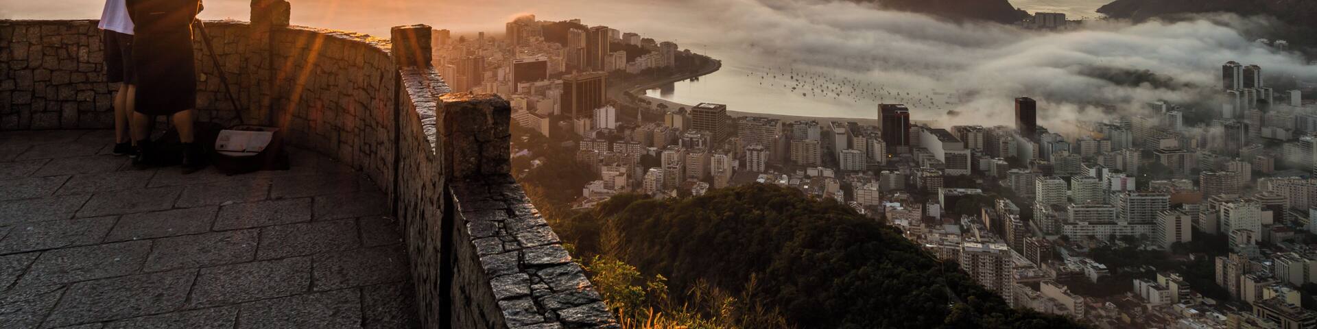 Mirante Dona Marta , sunrise , Rio de Janeiro