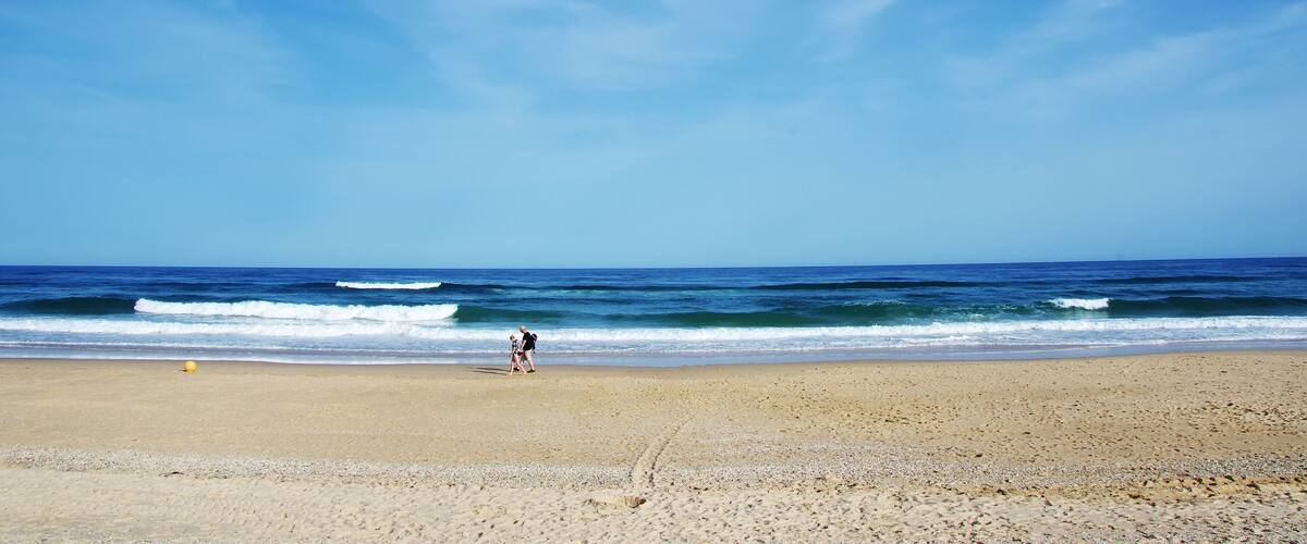 blue sea in Barril Beach, Tavira,Algarve