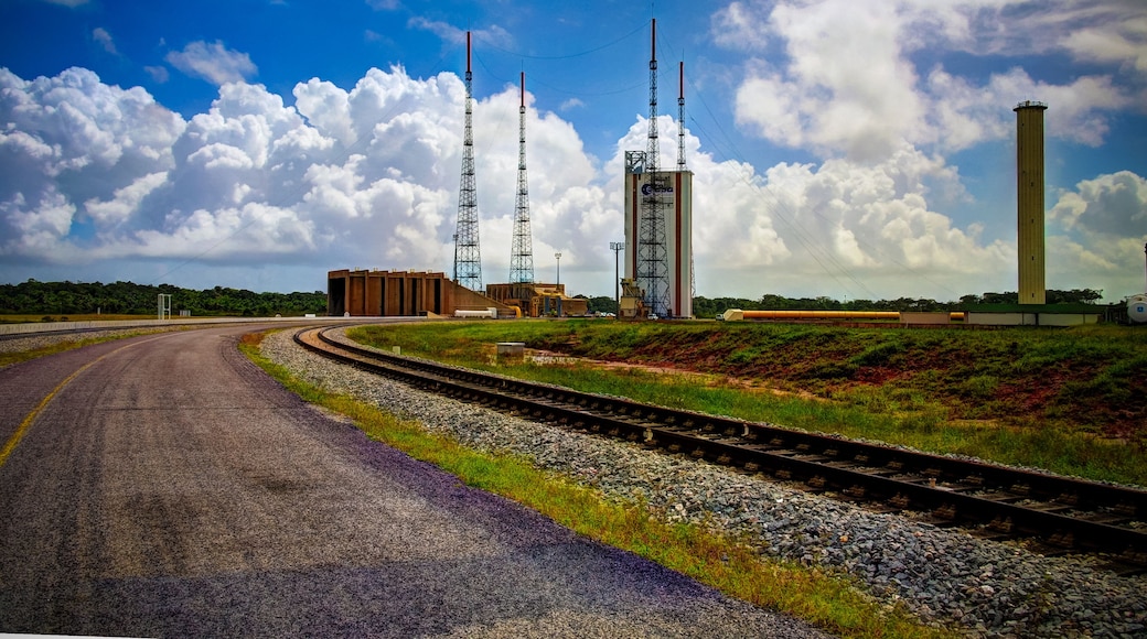 Lounchers inside Guiana Space Centre in Kourou, French Guiana