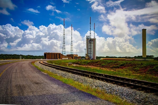 Lounchers inside Guiana Space Centre in Kourou, French Guiana
