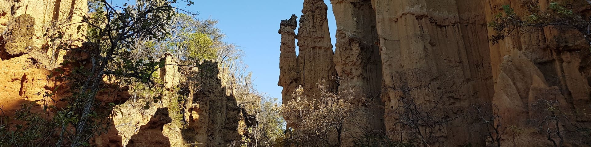 Cliff formations at Isimila Stone Age site, Iringa, Tanzania, East Africa