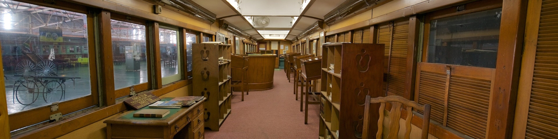 Outeniqua Transport Museum which includes interior views