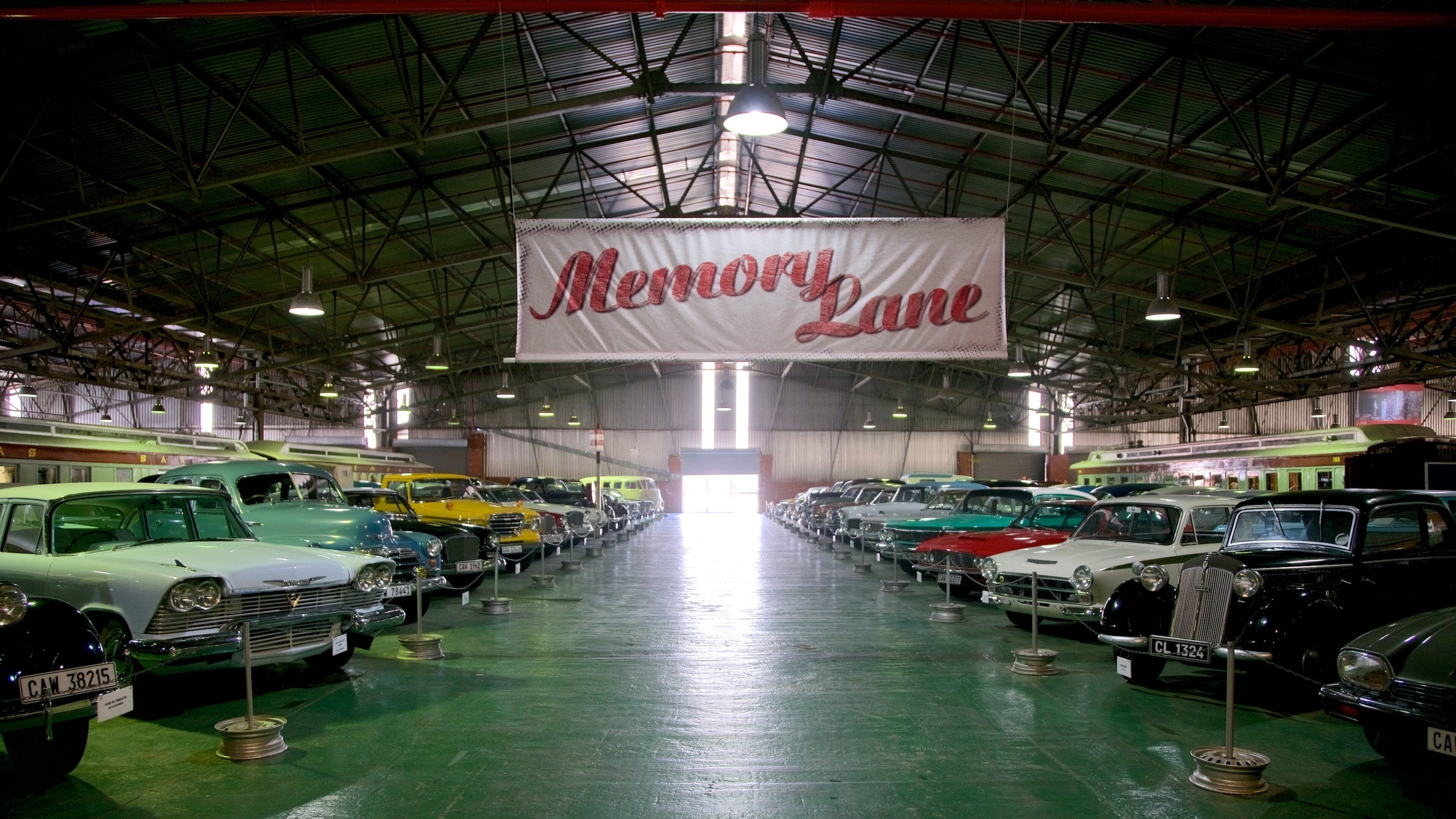 George showing signage and interior views