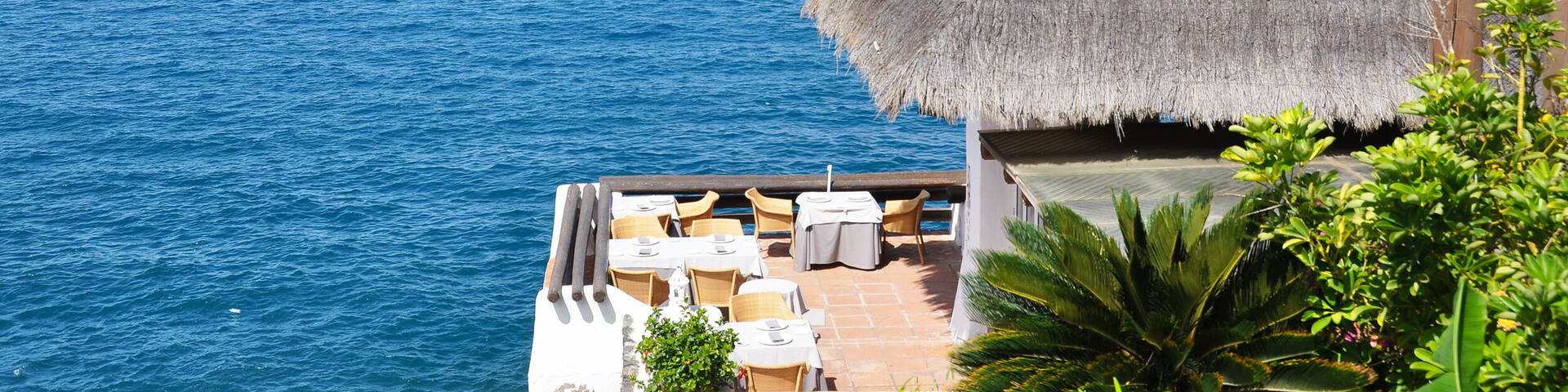 Ocean side restaurant. Tenerife, Canaries