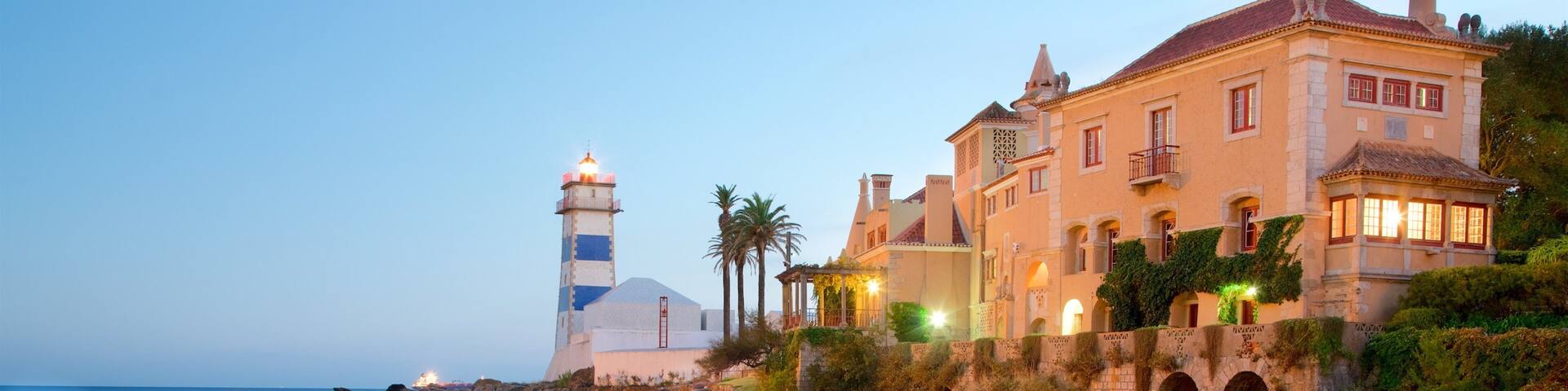 Santa Marta Lighthouse Museum som visar en fyr och kustutsikter