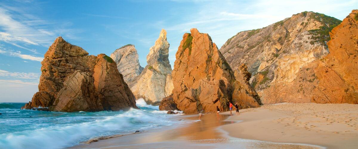 Ursa Beach featuring a beach, a sunset and general coastal views