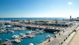 Cascais Marina which includes a bay or harbour and general coastal views