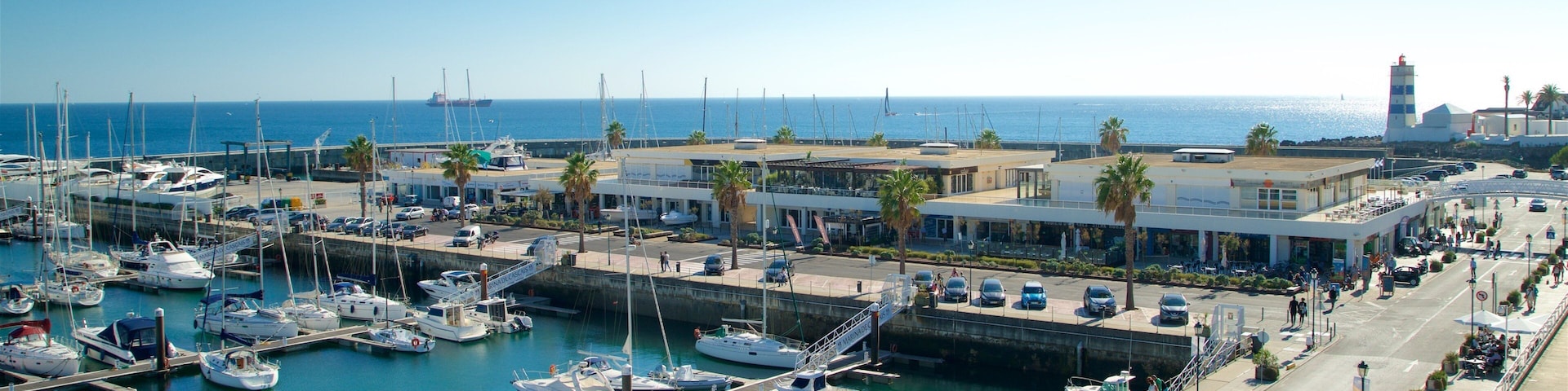 Cascais Marina caracterizando paisagens litorâneas e uma baía ou porto