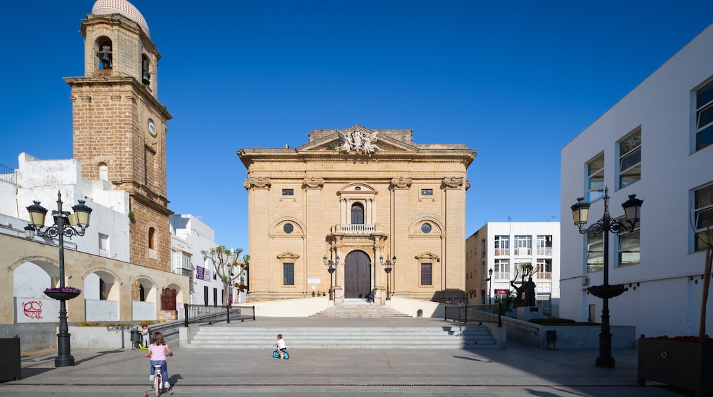 Church of St. John the Baptist featuring a church or cathedral and heritage architecture