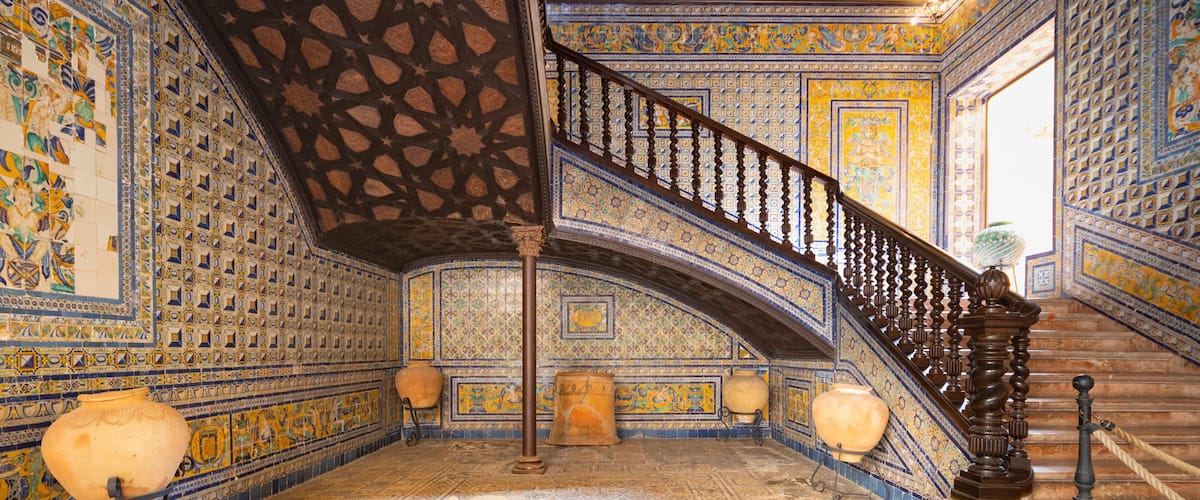 Condesa de Lebrija Palace featuring heritage elements and interior views
