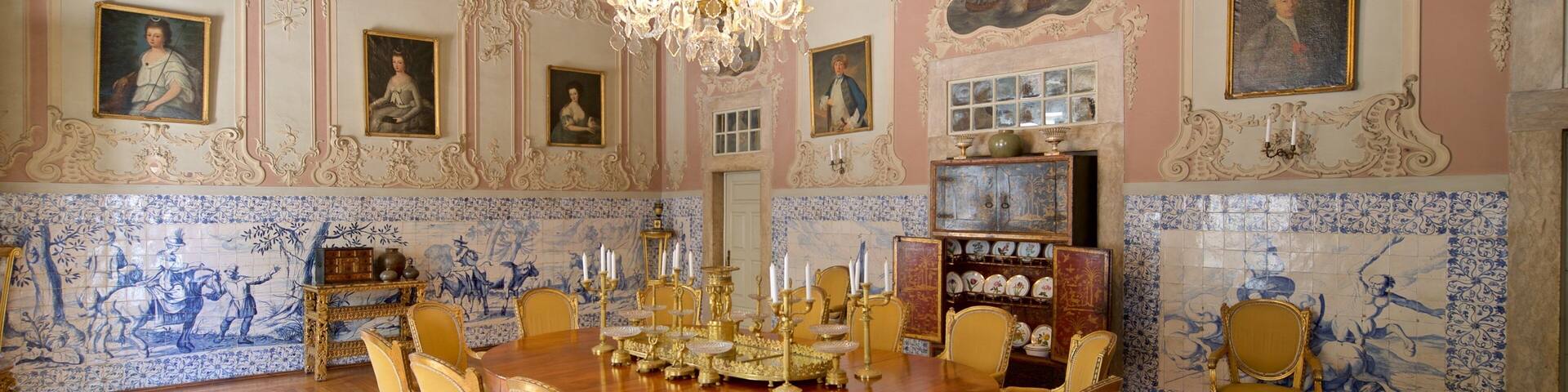 Palace of the Marquises featuring heritage elements, art and interior views