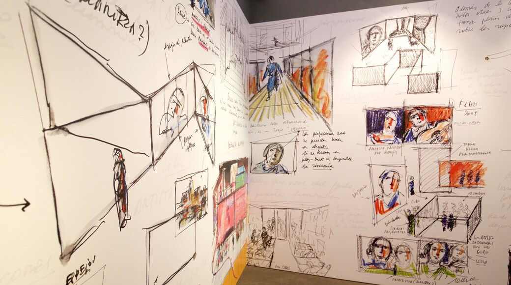 Fado Museum featuring art and interior views