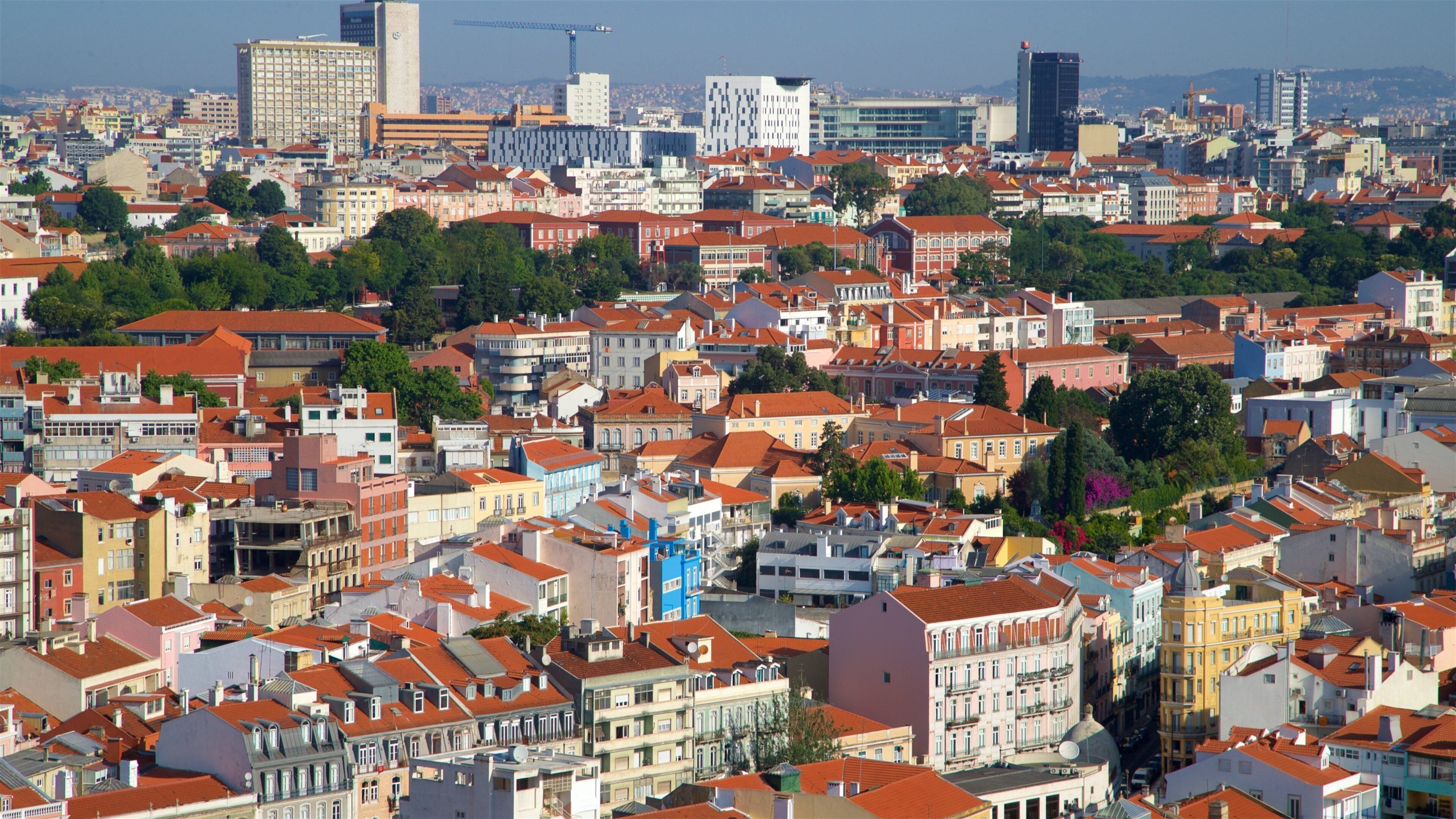 Senhora do Monte Viewpoint featuring landscape views and a city