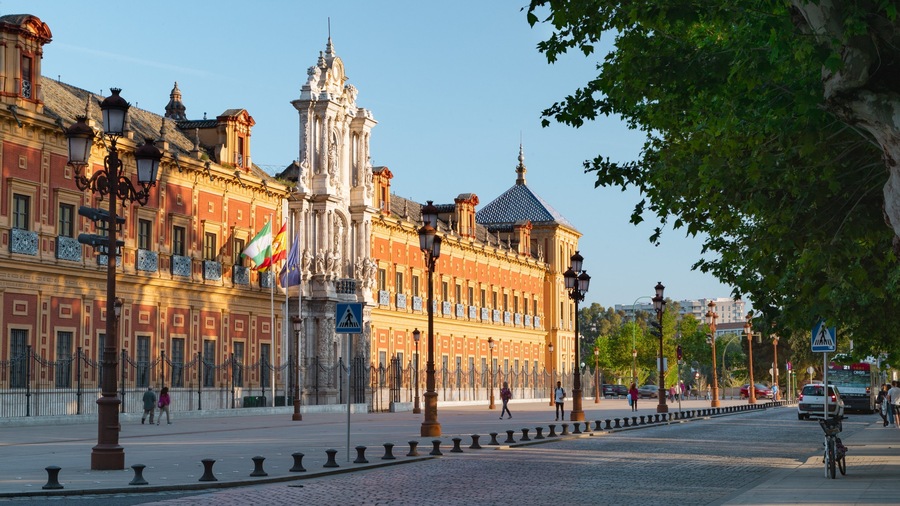San Telmo Palace which includes heritage architecture