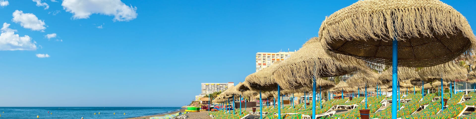 Beach at Torremolinos. Andalusia, Spain