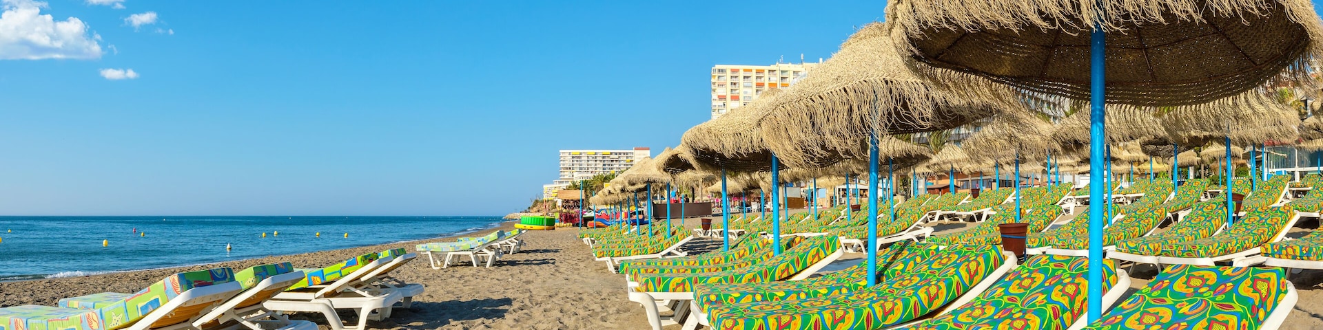 Beach at Torremolinos. Andalusia, Spain