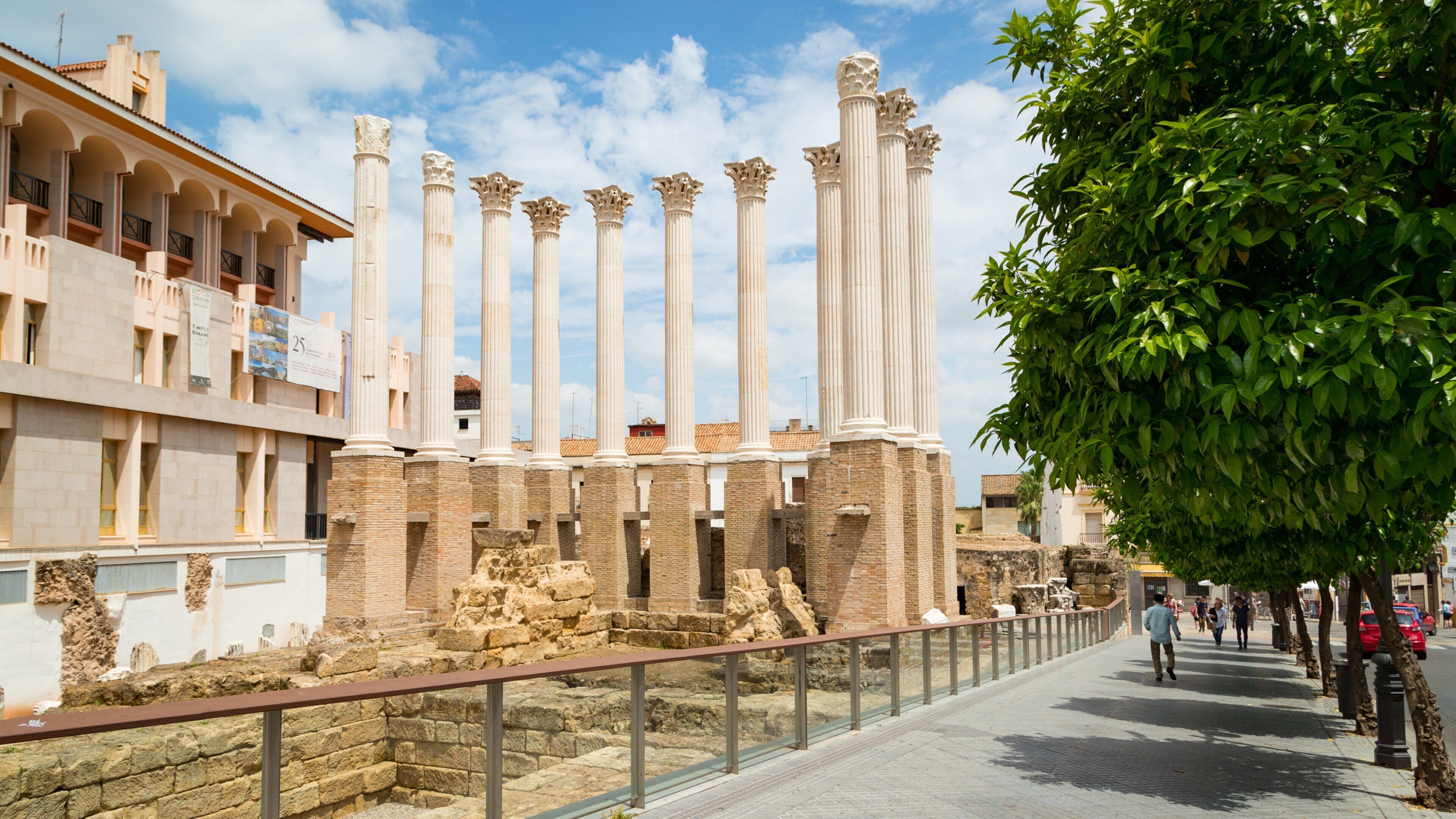 Roman Temple featuring heritage elements, a monument and a ruin