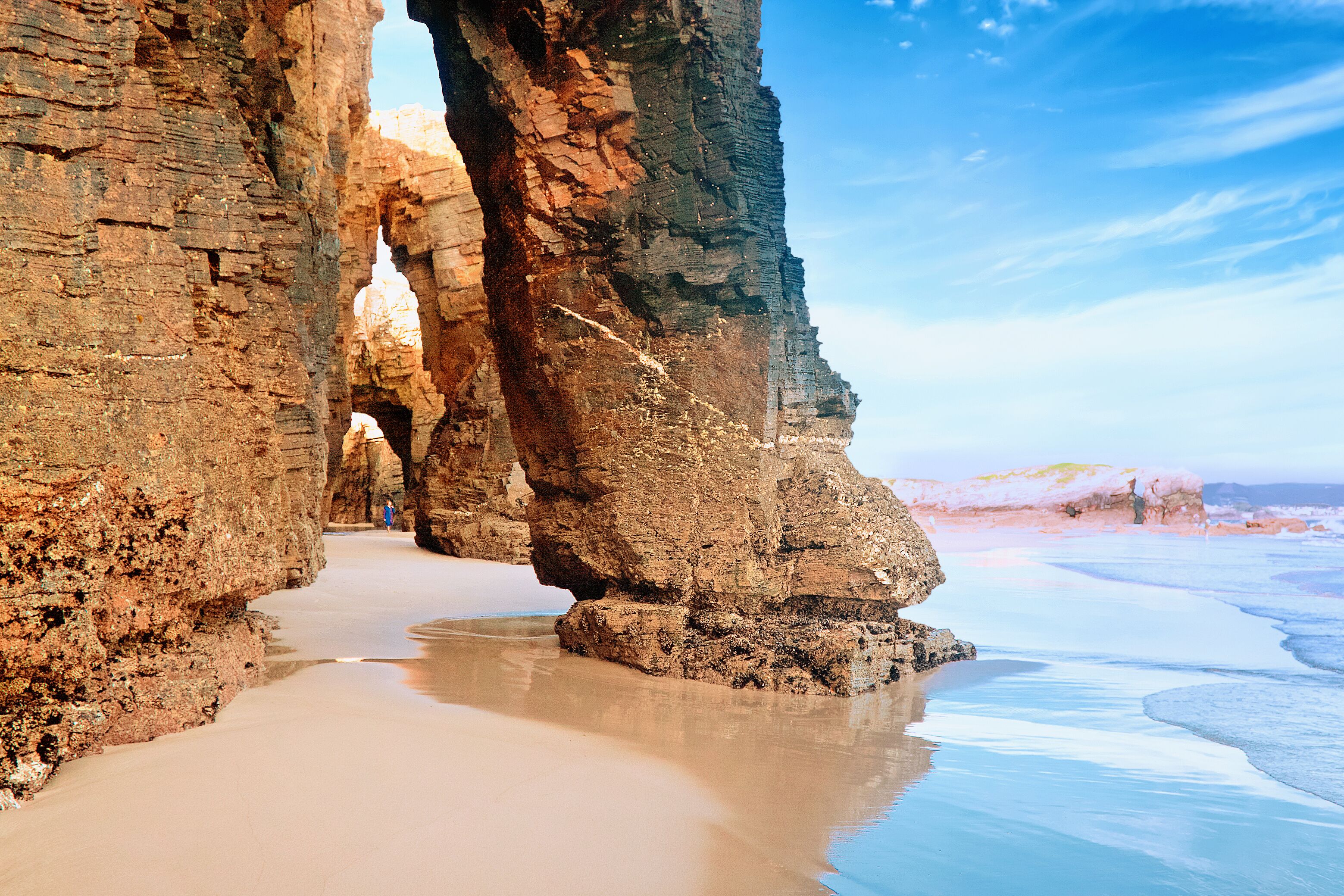 Beach of cathedrals, Galicia, Spain