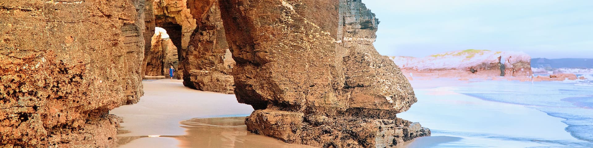 Beach of cathedrals, Galicia, Spain