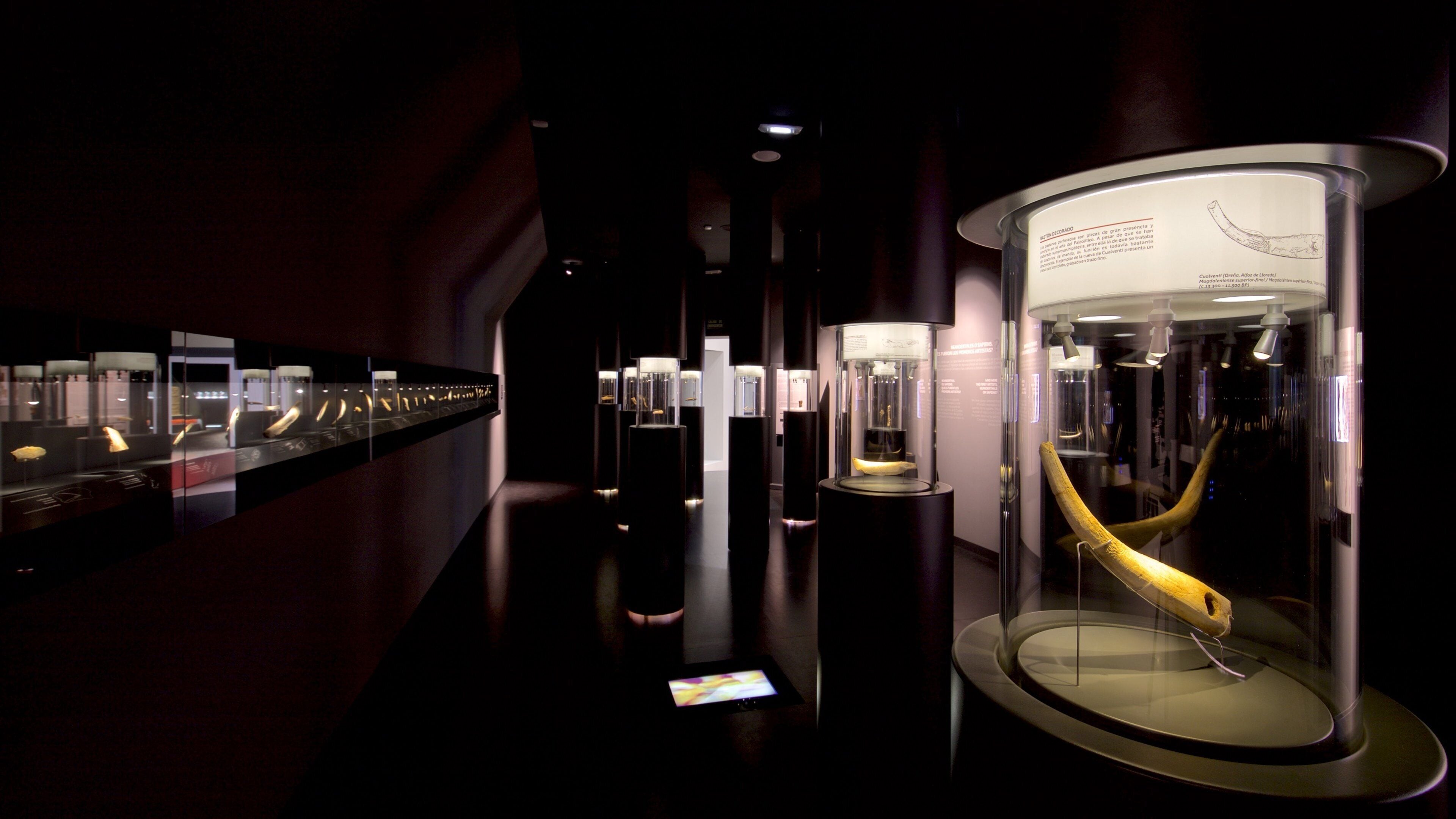 Museum of Prehistory and Archaeology of Cantabria which includes interior views