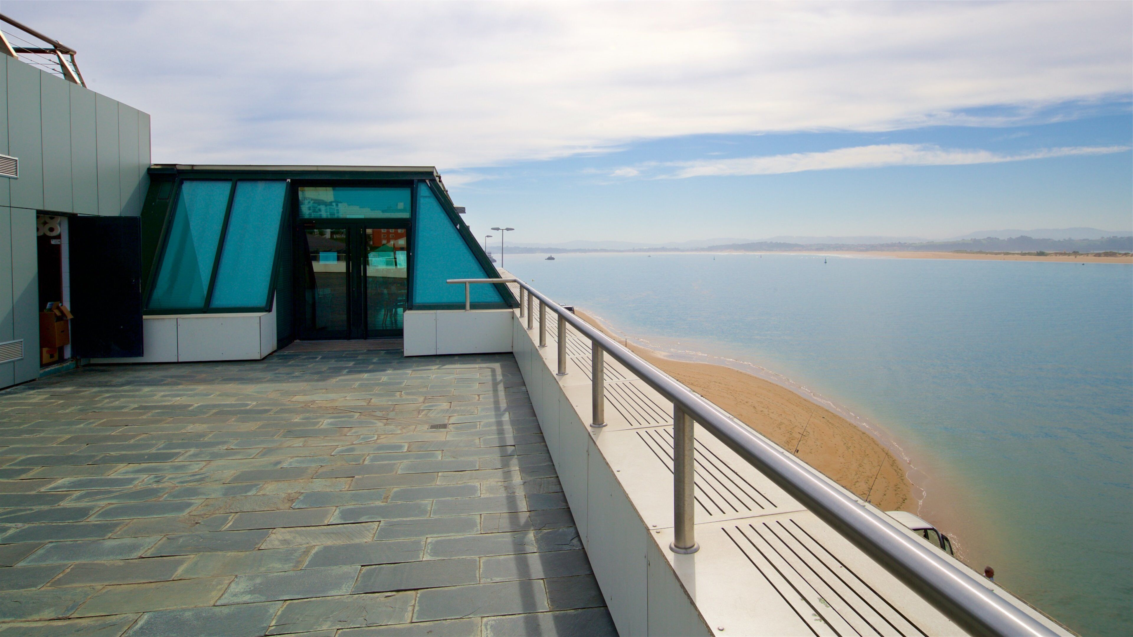 Cantabria Maritime Museum which includes general coastal views