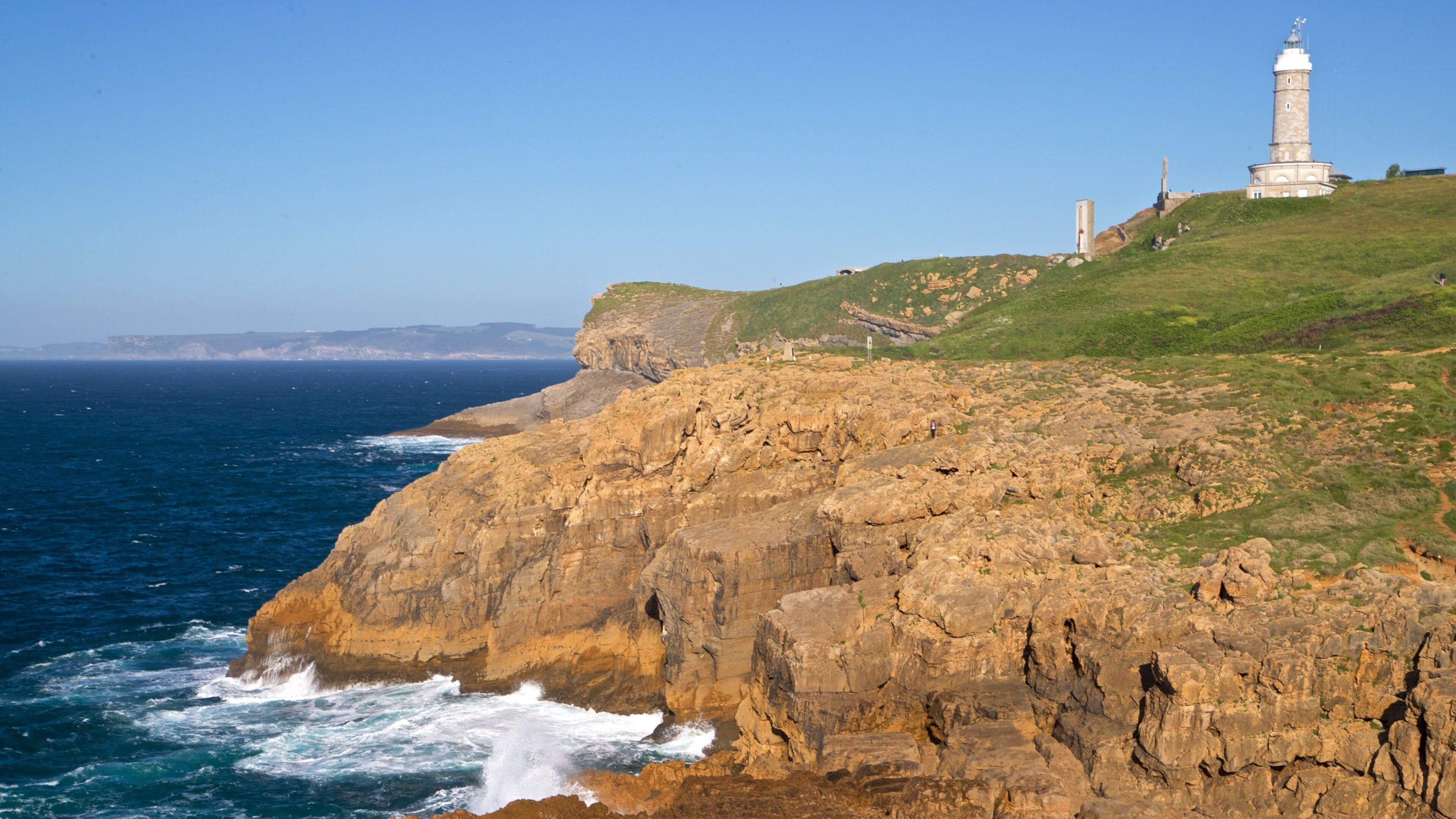 カボ マヨール灯台 フィーチャー 海岸線の眺め, 灯台 と 荒々しい海岸線