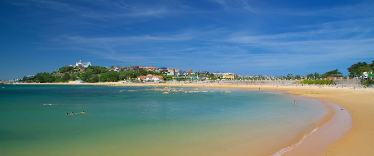 Magdalena Beach featuring a coastal town, general coastal views and a beach