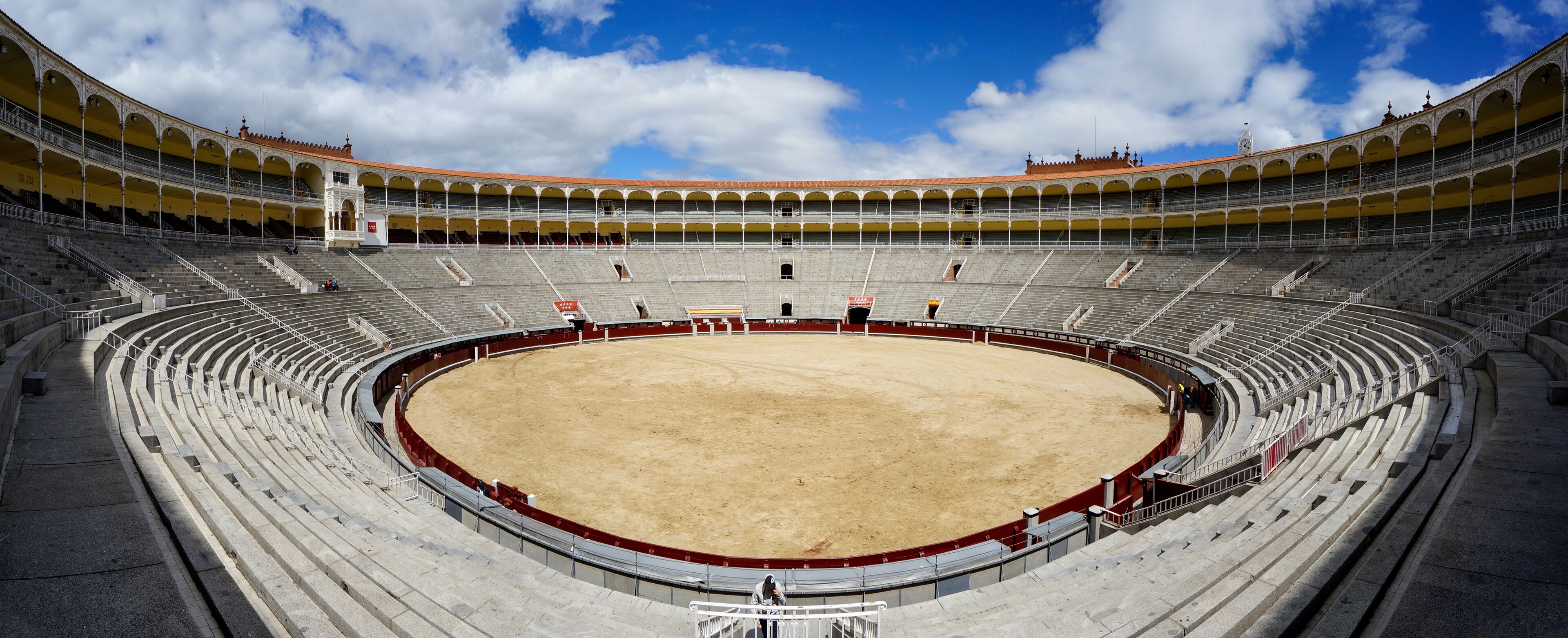 Inside Plaza de Toros de las Ventas in Madrid