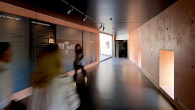 Jorge Oteizan museo johon kuuluu sisÀkuvat sekÀ pieni ryhmÀ ihmisiÀ