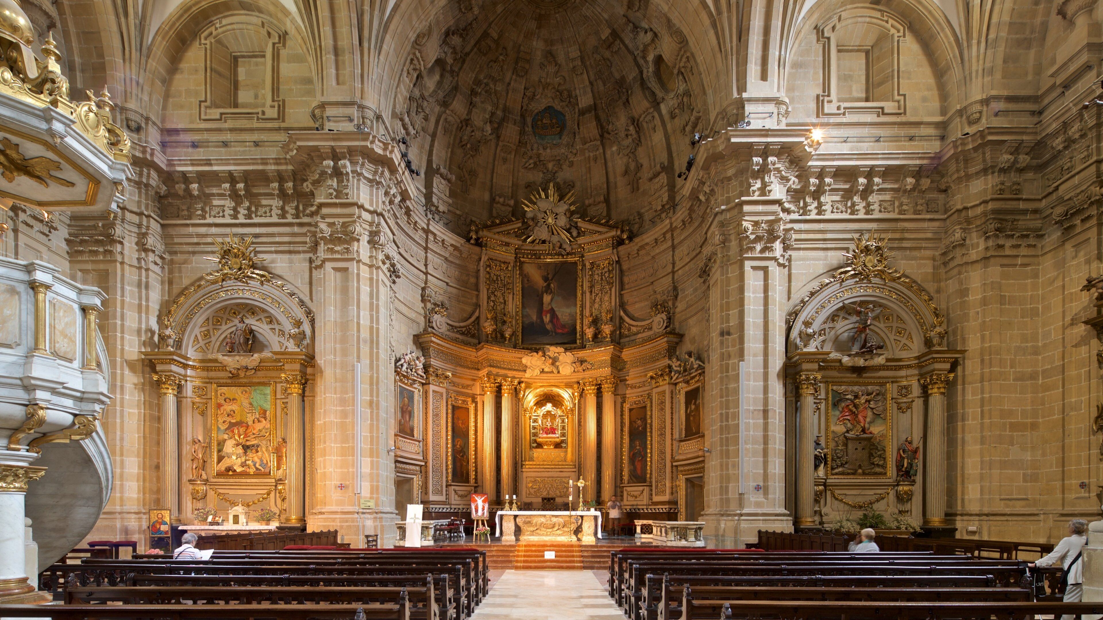 Iglesia de Santa María del Coro das einen Innenansichten, Geschichtliches und Kirche oder Kathedrale