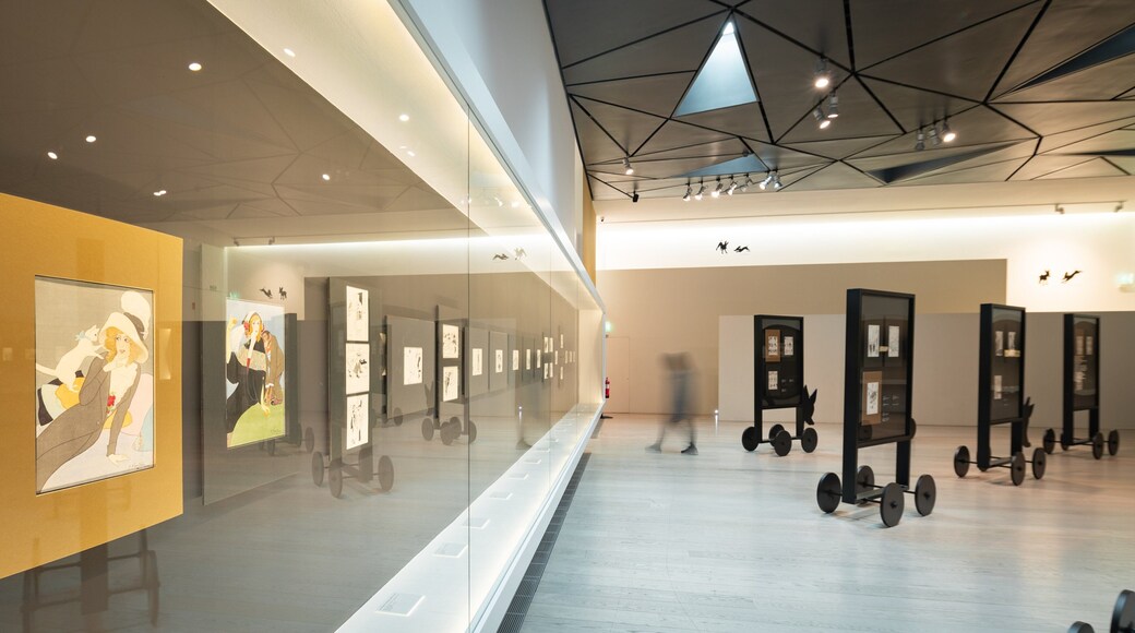 ABC Museum of Drawing and Illustration showing art and interior views