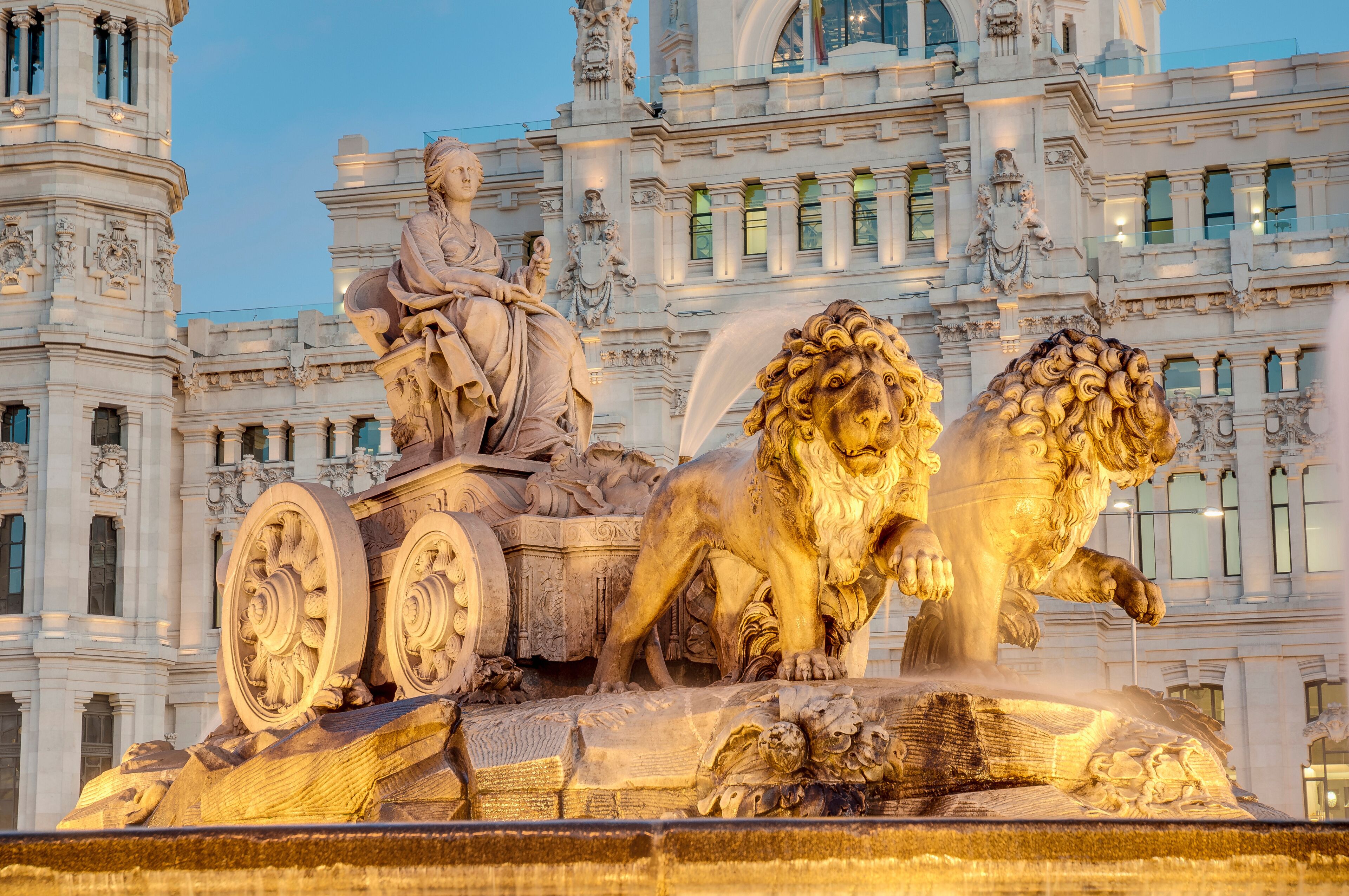 Cibeles Fountain at Madrid, Spain