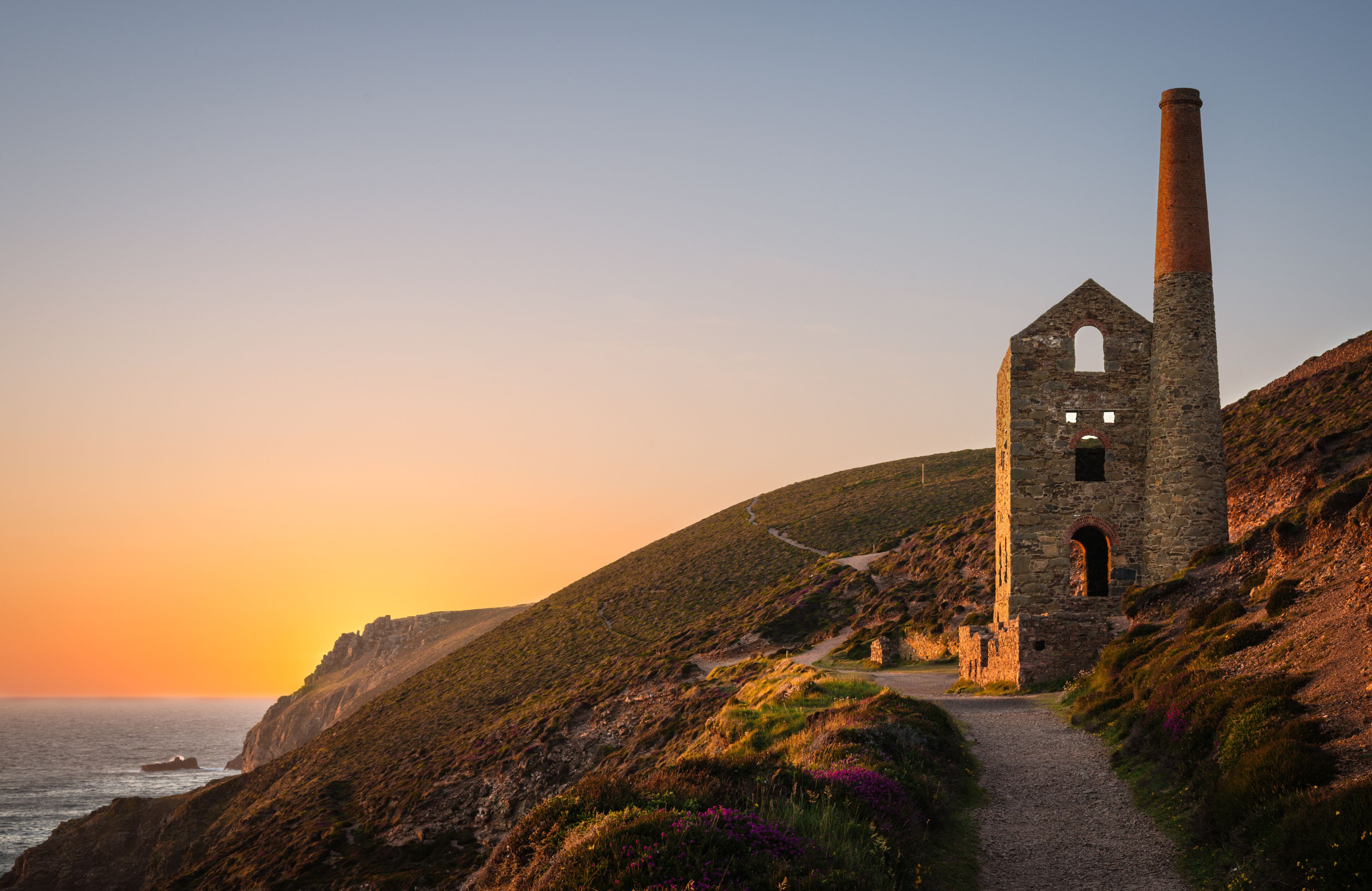 Tin Mine At St. Agnes, Cornwall, England