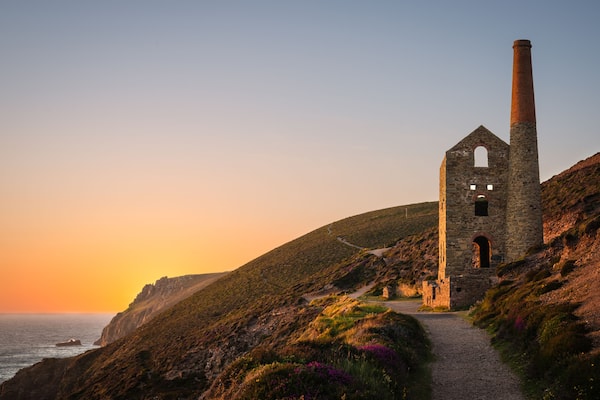 Tin Mine At St. Agnes, Cornwall, England