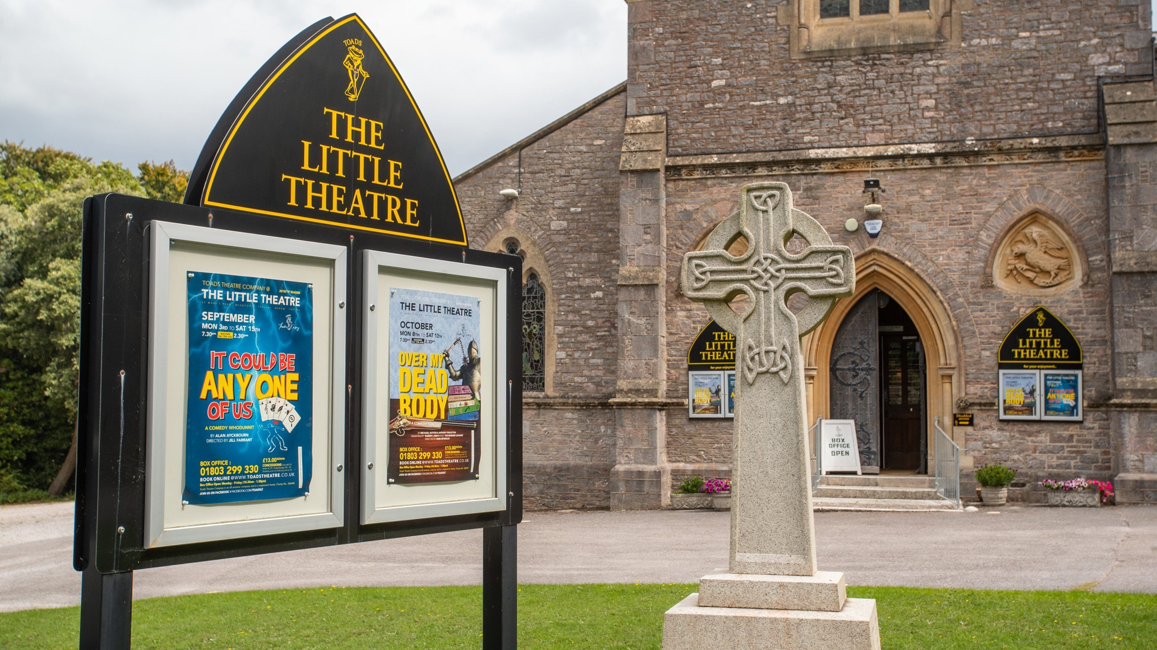 Little Theatre which includes religious aspects, signage and heritage elements