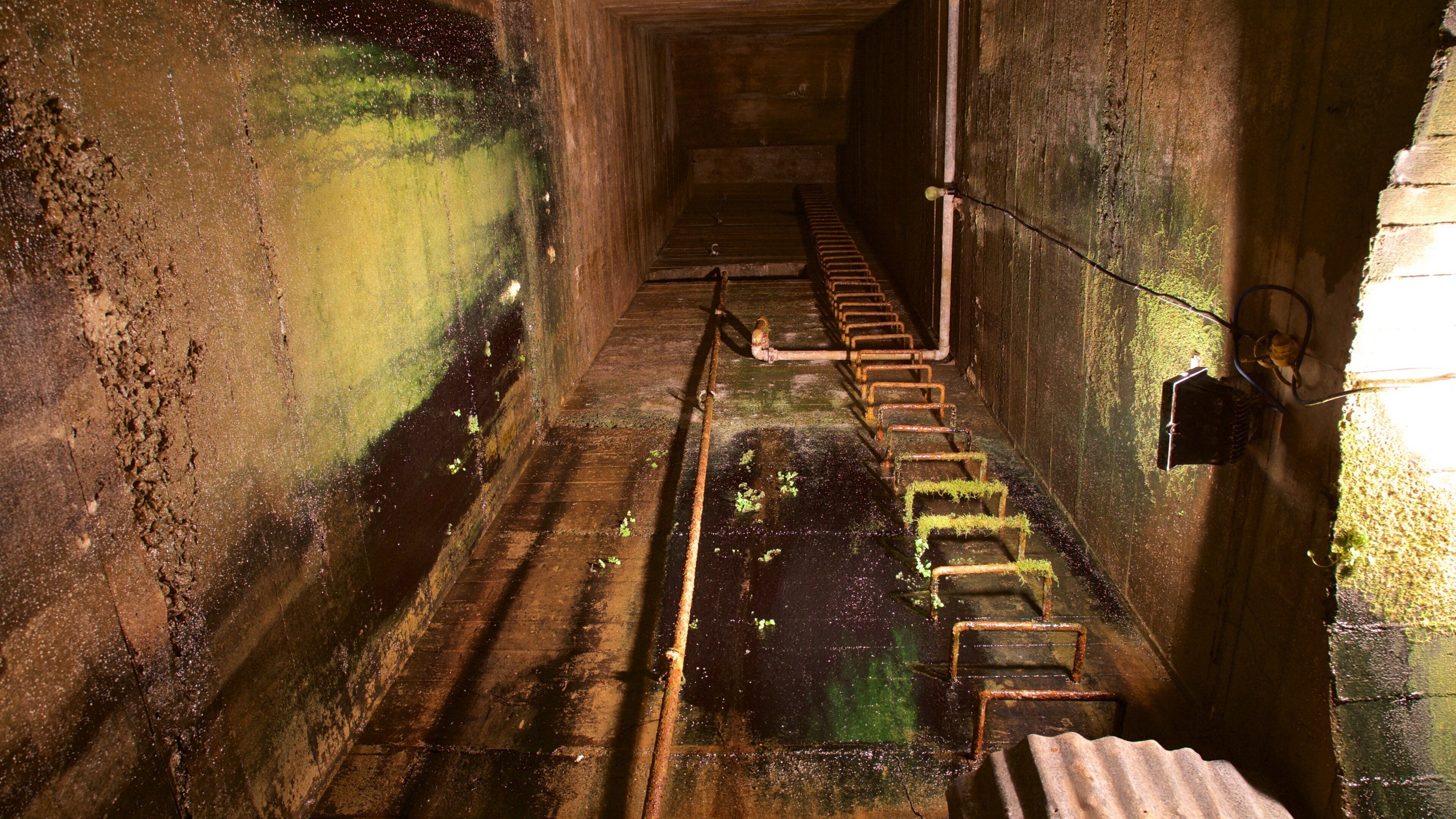 German Underground Hospital das einen Innenansichten und Geschichtliches