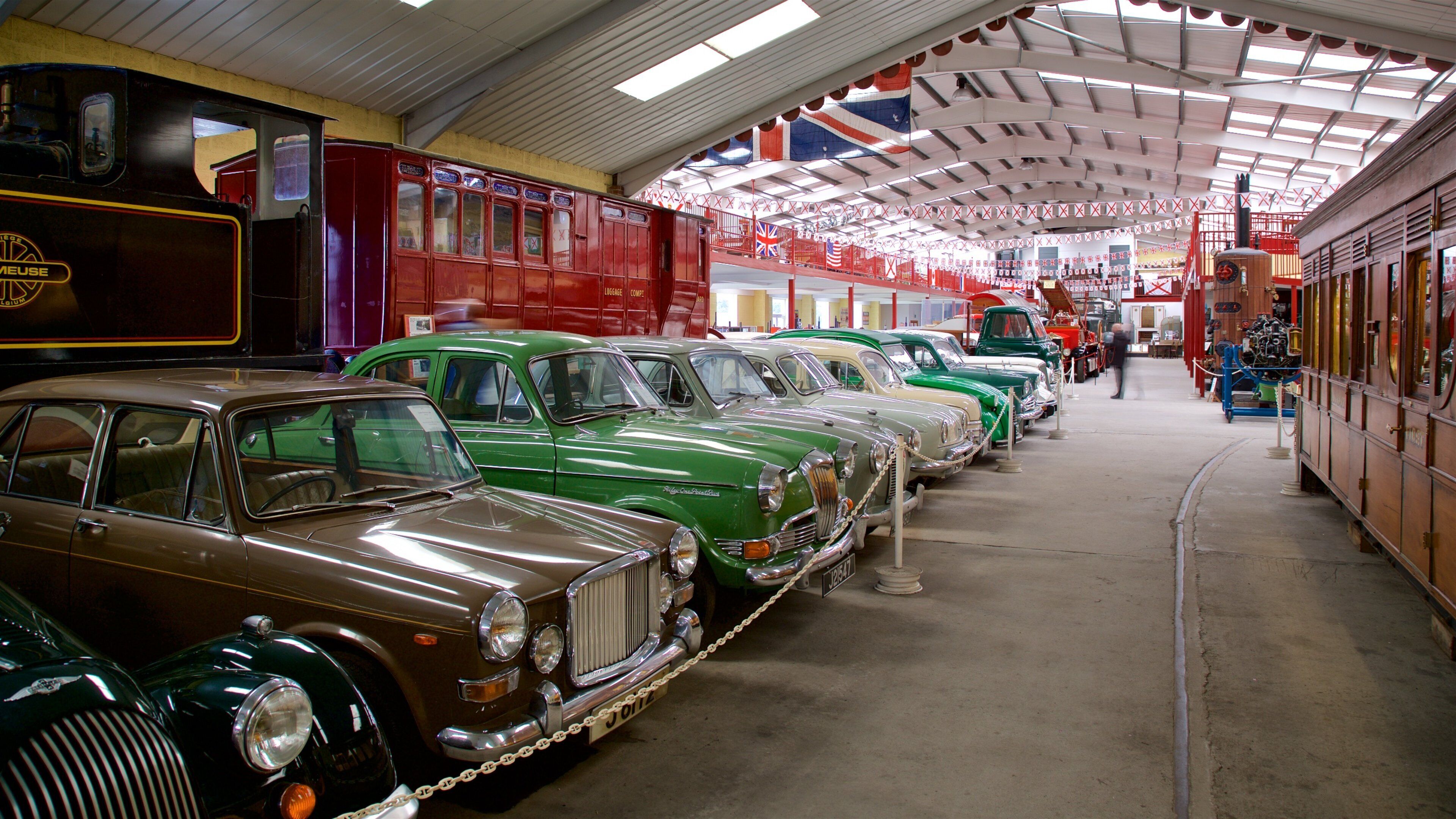 The Pallot Steam, Motor & General Museum featuring heritage elements and interior views