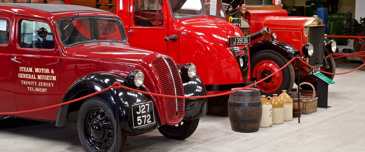 The Pallot Steam, Motor & General Museum featuring interior views and heritage elements