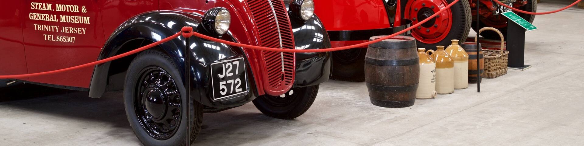 The Pallot Steam, Motor & General Museum which includes heritage elements and interior views