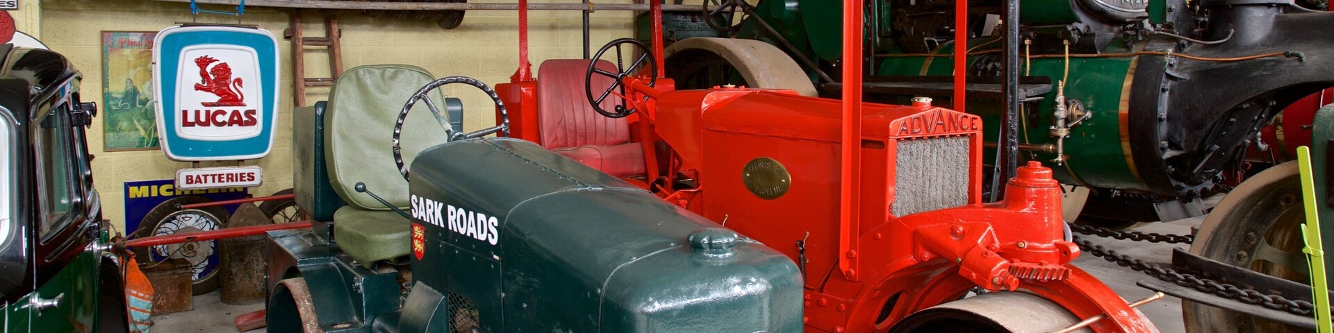The Pallot Steam, Motor & General Museum featuring interior views and heritage elements