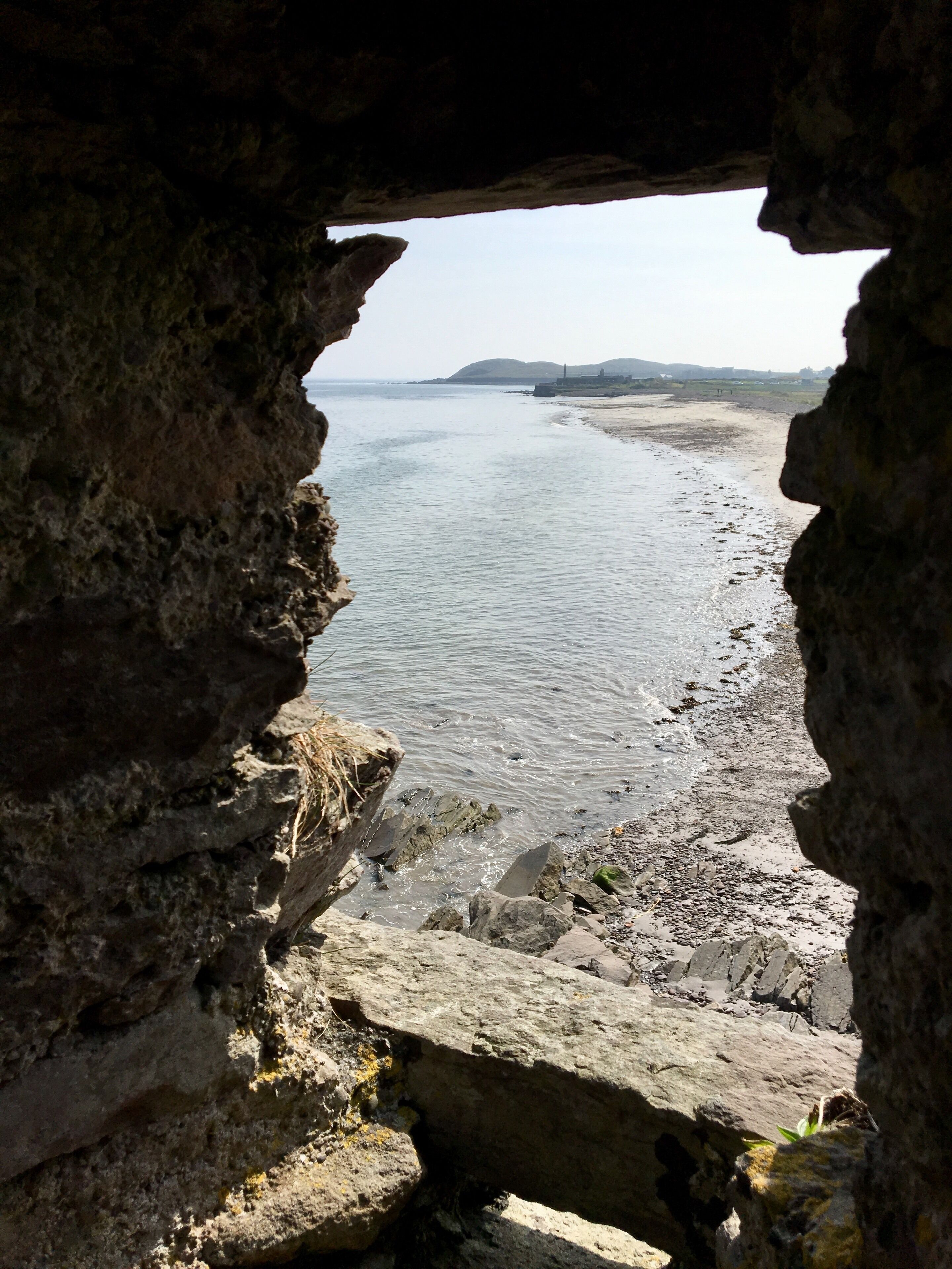 A relaxed easy walk along the beach. The children particularly enjoyed exploring the castle remains.