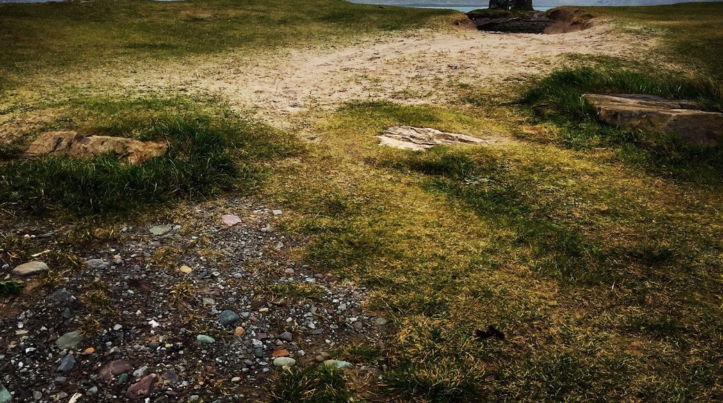 A 16th century castle built to protect the bay from pirates. Just beyond the grass plain is an expansive beach scattered with beautiful seashells.