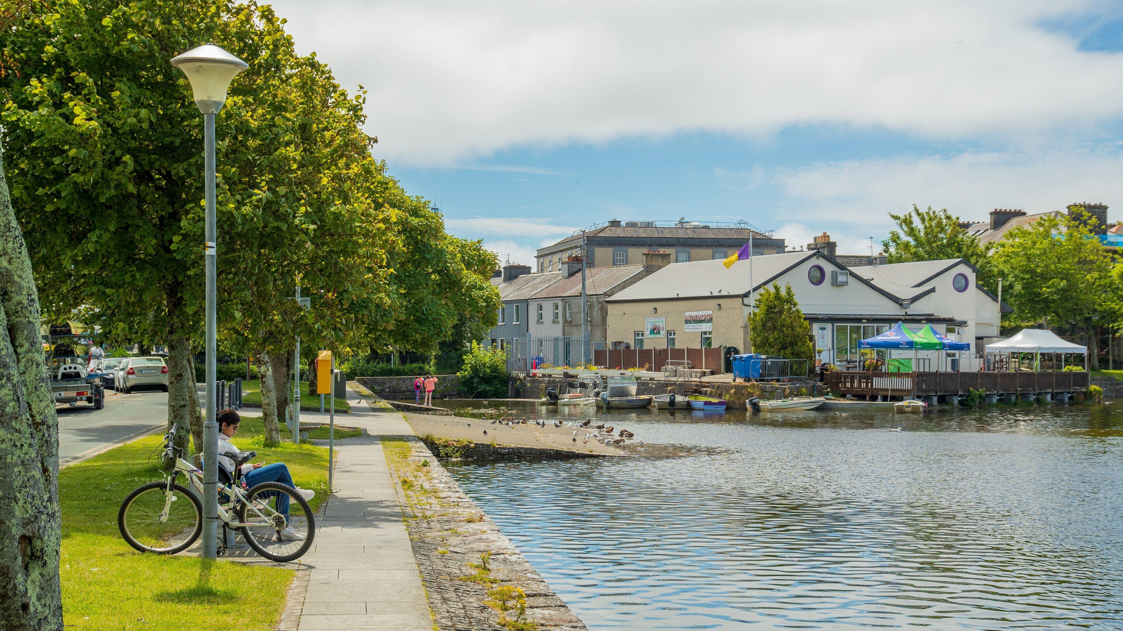 Riverside Walk featuring a bay or harbor