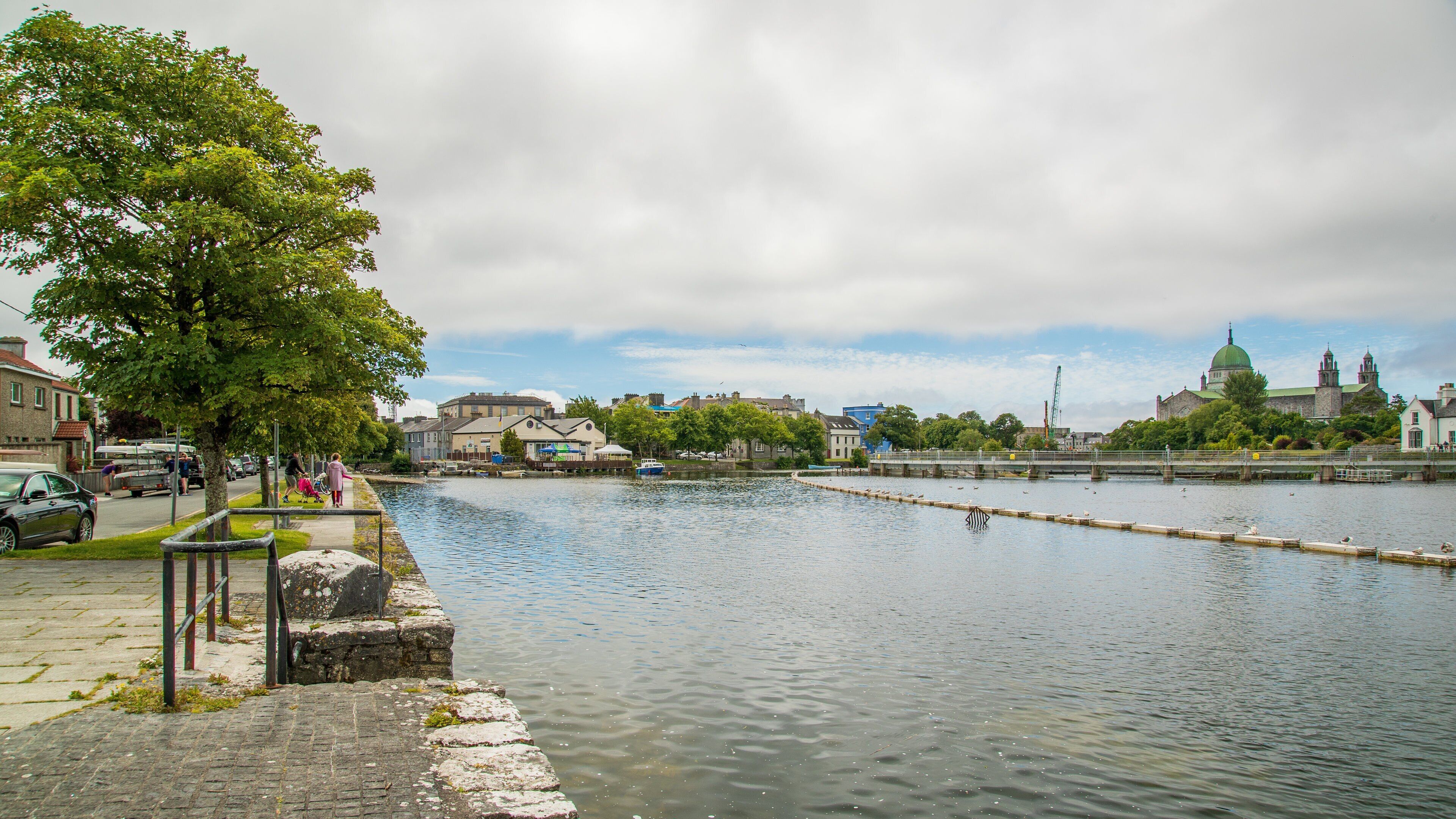 Riverside Walk featuring a bay or harbor